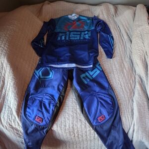 MSR Blue and Red Racing Suit